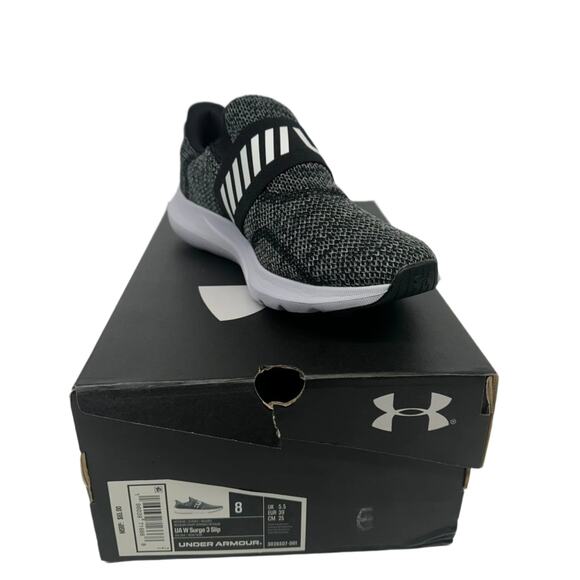 Under Armour Women's UA Surge 3 Slip Running Shoes - Size 8, New - Picture 2 of 4